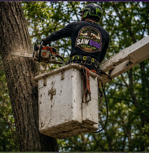 Saw Boss tree service work